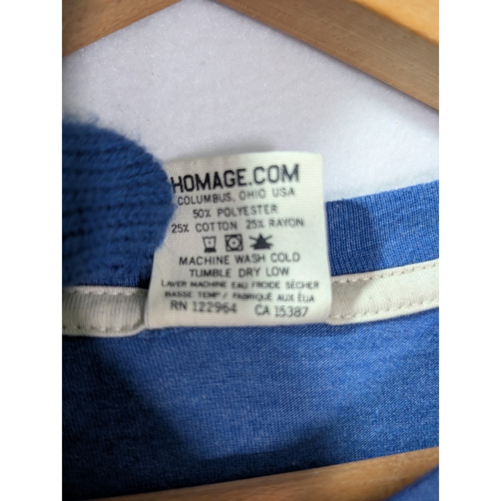 Homage Emmitt Smith Catch 22 Graphic T-Shirt Blue Small NFL Retro Tee - Picture 9 of 9
